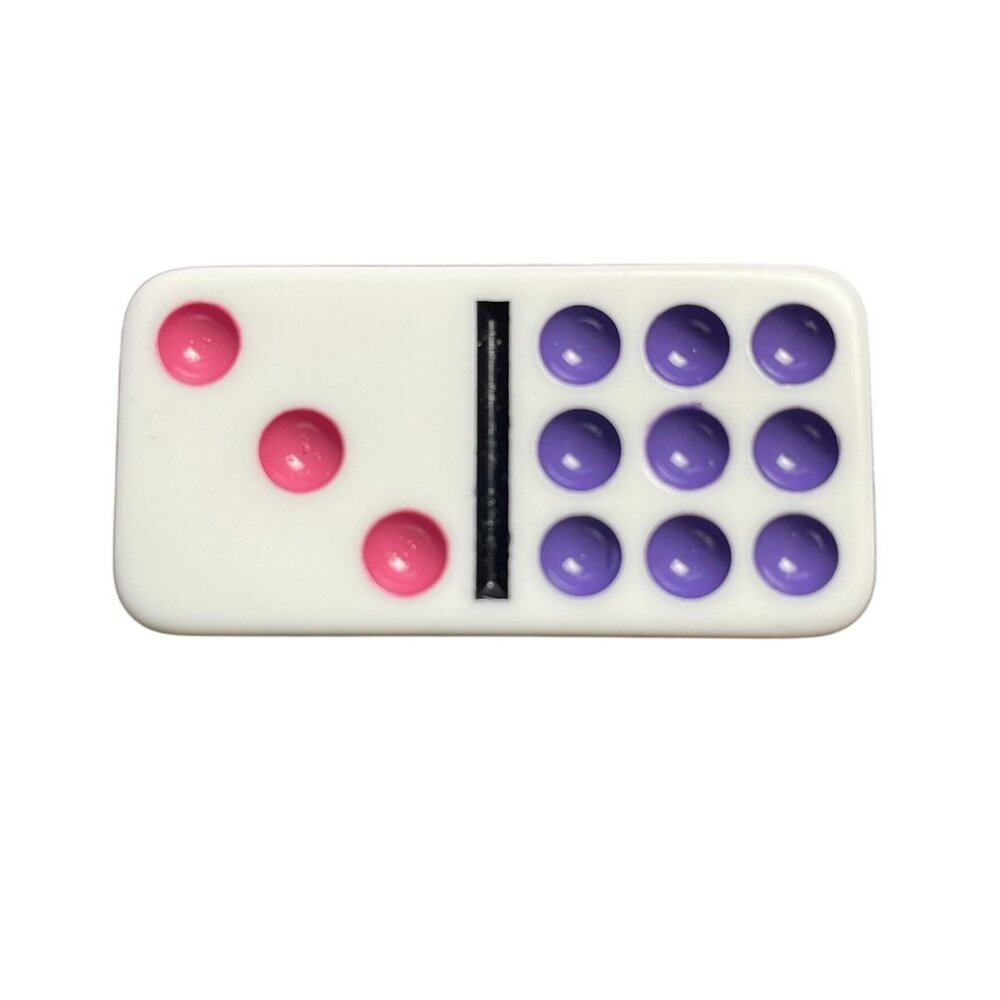 Double Twelve Dominoes Replacement Tile 3 9 Color Dot mq